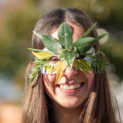 Maschera di carnevale green